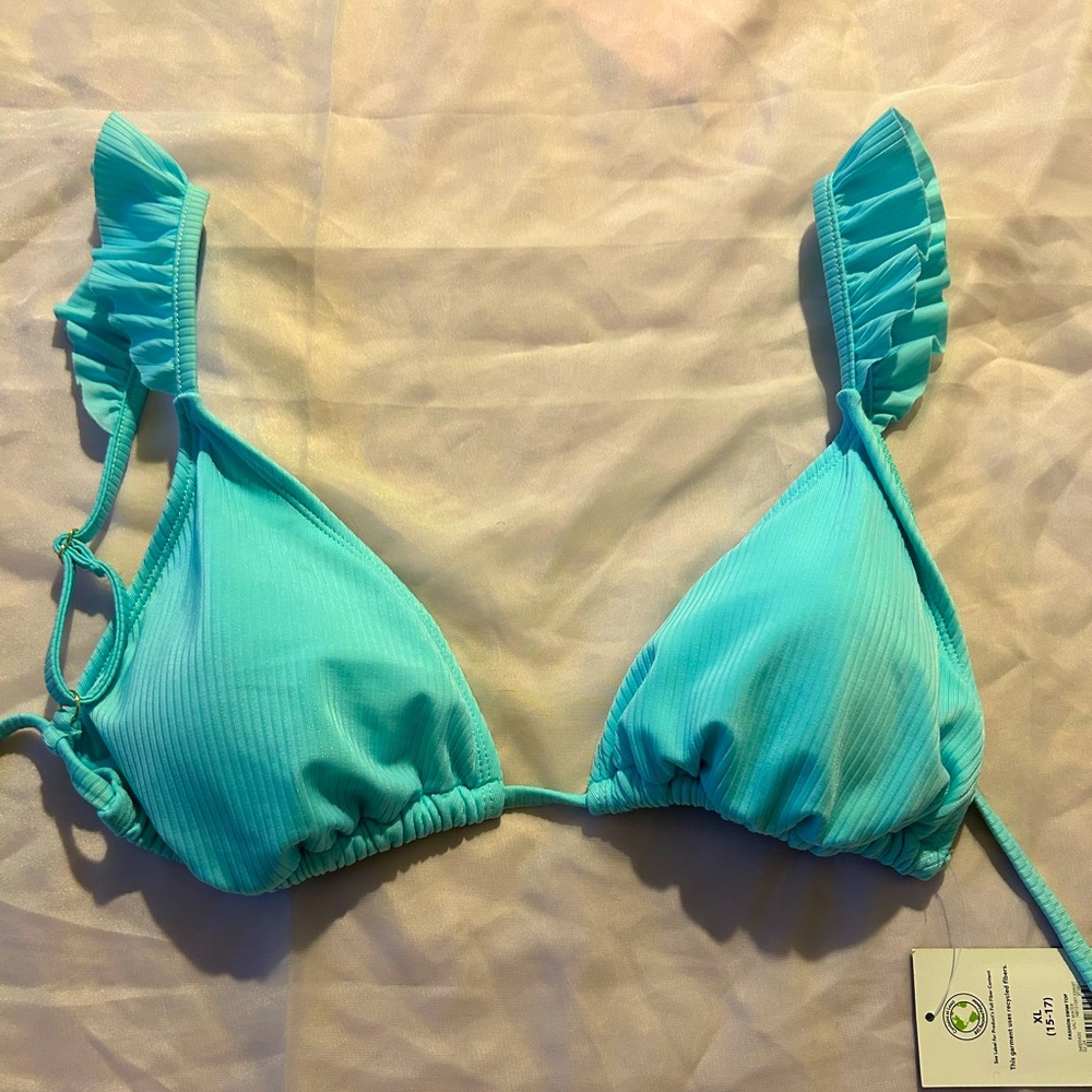 Baby Blue Swim Suit Top